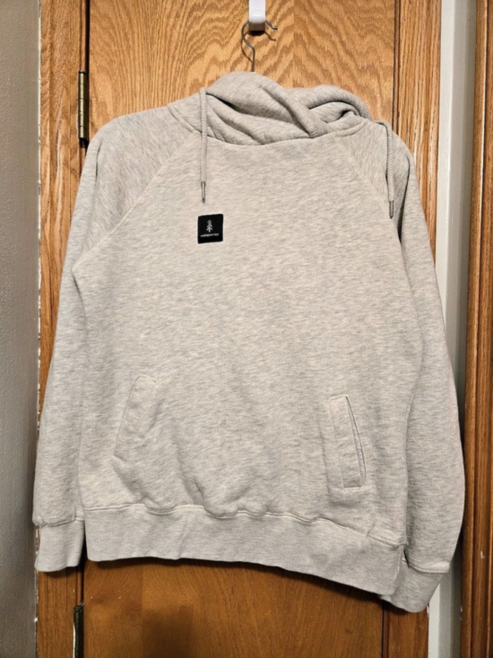 Northern Ties Funnel Neck Hoodie | Heathered Gray | Like New